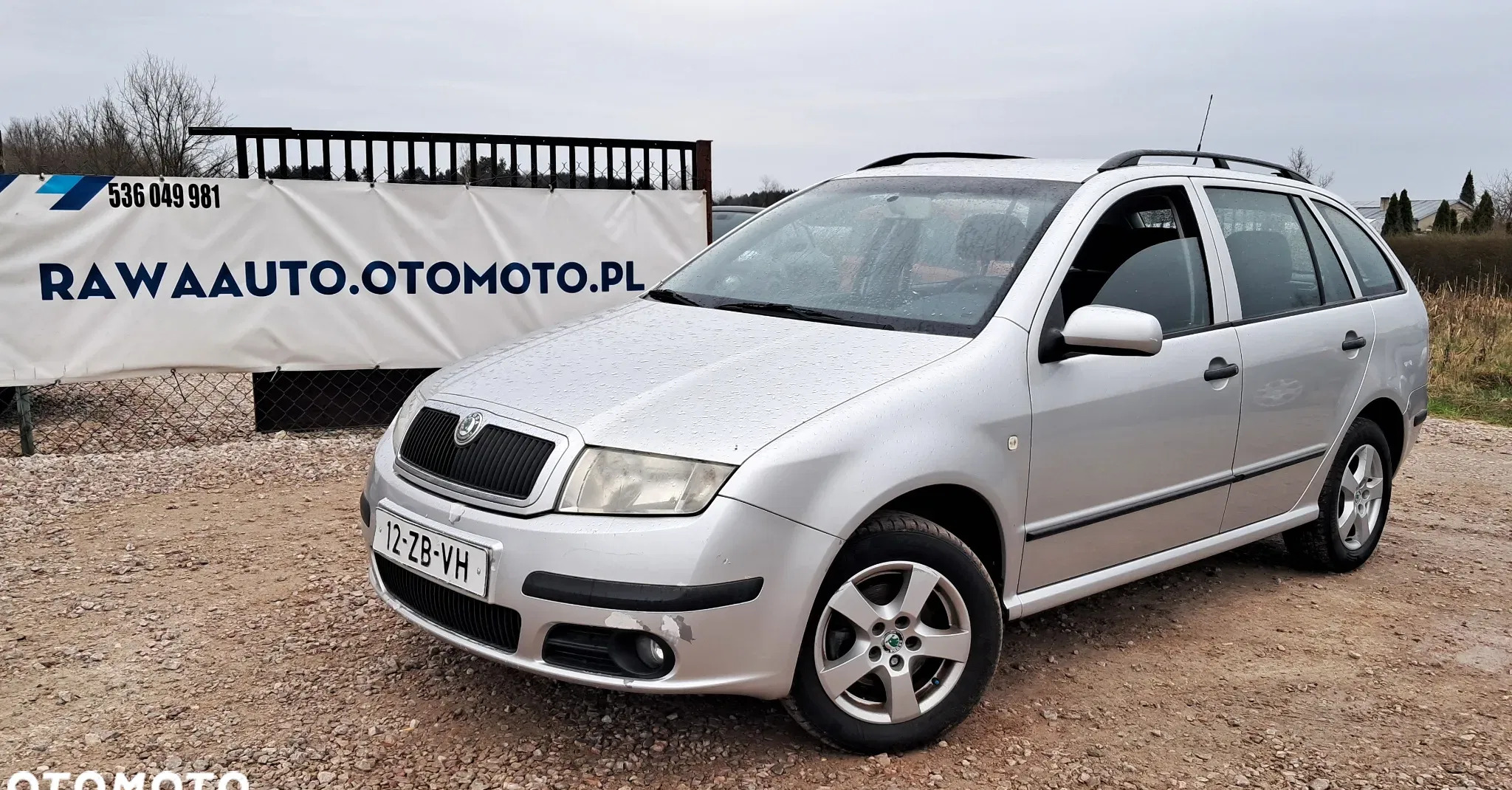 samochody osobowe Skoda Fabia cena 7200 przebieg: 231000, rok produkcji 2005 z Knyszyn